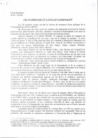 Francophonie et langues nationales