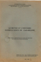 Le mythe et l'histoire dans la geste Zabarkane