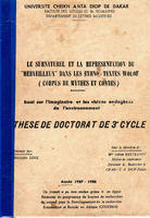 Le surnaturel et la représentation du « merveilleux » dans les ethno-textes (corpus mythes et contes) : essai sur l'imaginaire et les visions endogènes de l'environnement