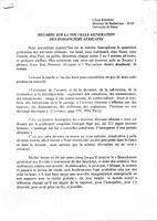 Regards sur la nouvelle génération des romanciers africains