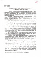 Les silences de la littérature africaine et le discours des femmes